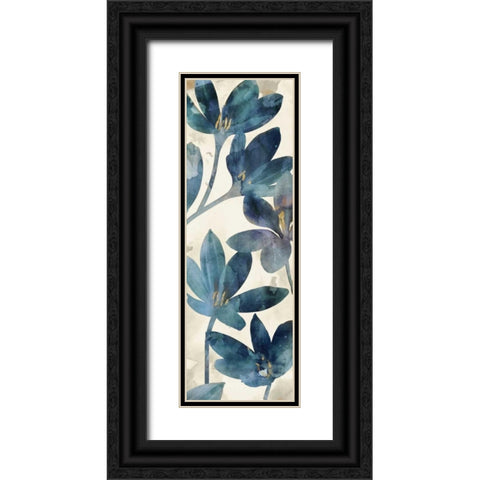 Indigo Veranda II Black Ornate Wood Framed Art Print with Double Matting by Selkirk, Edward