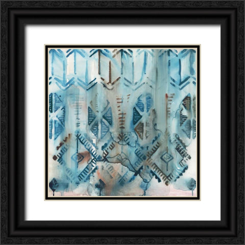 Mezzoteal III Black Ornate Wood Framed Art Print with Double Matting by Selkirk, Edward