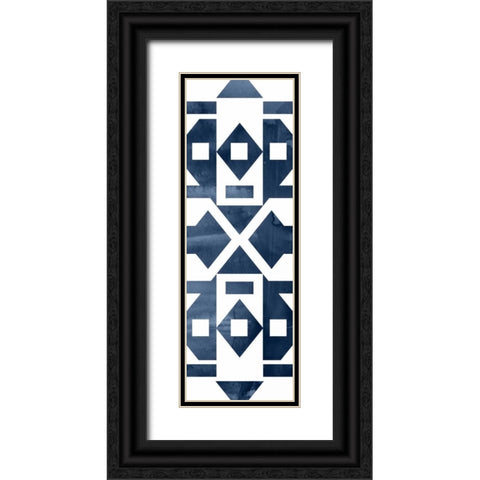 Geocities II Black Ornate Wood Framed Art Print with Double Matting by Selkirk, Edward