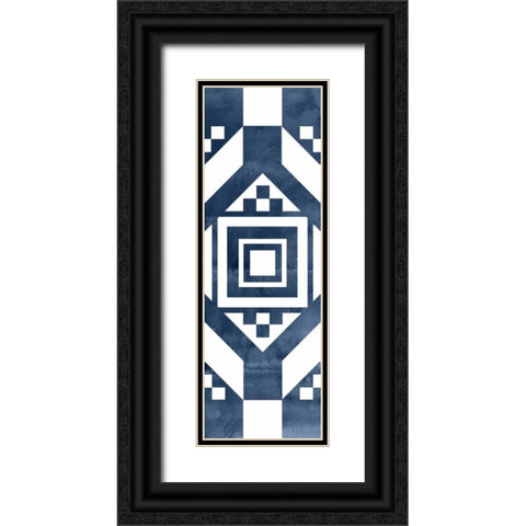 Geocities VI Black Ornate Wood Framed Art Print with Double Matting by Selkirk, Edward
