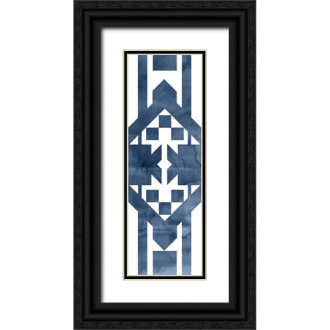 Geocities IX Black Ornate Wood Framed Art Print with Double Matting by Selkirk, Edward