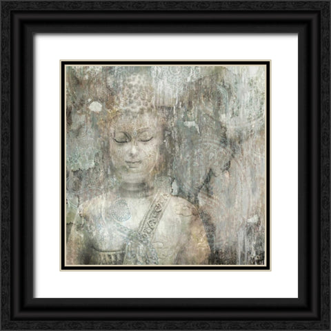 Buddha  Black Ornate Wood Framed Art Print with Double Matting by Selkirk, Edward
