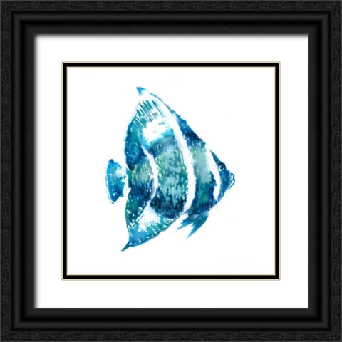 Fish I Black Ornate Wood Framed Art Print with Double Matting by Selkirk, Edward