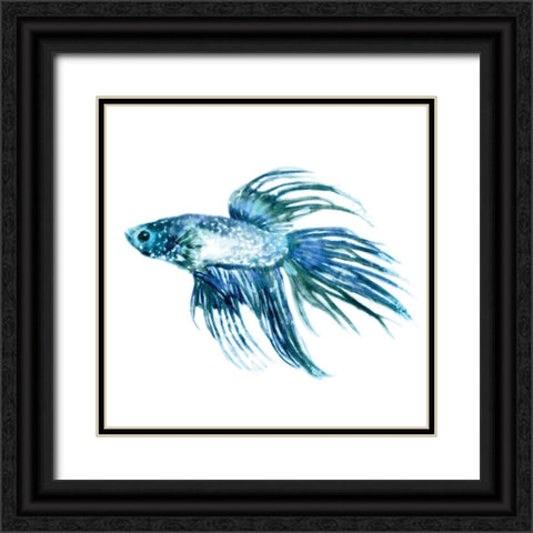 Fish III Black Ornate Wood Framed Art Print with Double Matting by Selkirk, Edward