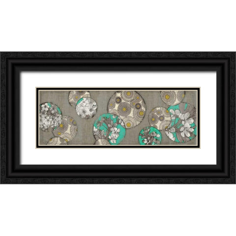 Blossom Bubbles I Black Ornate Wood Framed Art Print with Double Matting by Selkirk, Edward