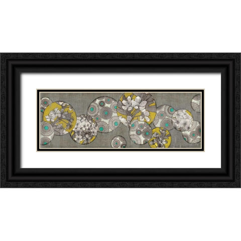 Blossom Bubbles II Black Ornate Wood Framed Art Print with Double Matting by Selkirk, Edward
