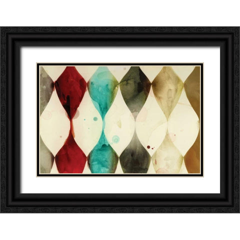 Spotted Heralds Black Ornate Wood Framed Art Print with Double Matting by Selkirk, Edward