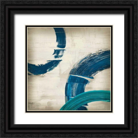 Halcyon II-Mini Black Ornate Wood Framed Art Print with Double Matting by Selkirk, Edward