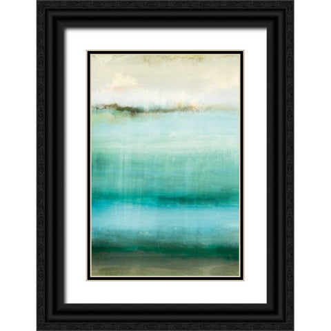 Lapis Lazuli  Black Ornate Wood Framed Art Print with Double Matting by Selkirk, Edward