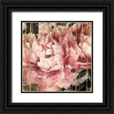 Adore III Black Ornate Wood Framed Art Print with Double Matting by Theodosiu, Matina