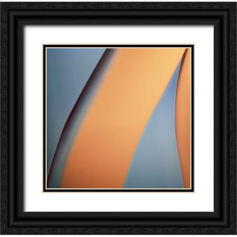 Orange Highway II Black Ornate Wood Framed Art Print with Double Matting by Surma and Guillen