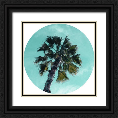 Ocean Drive I  Black Ornate Wood Framed Art Print with Double Matting by J:L Design