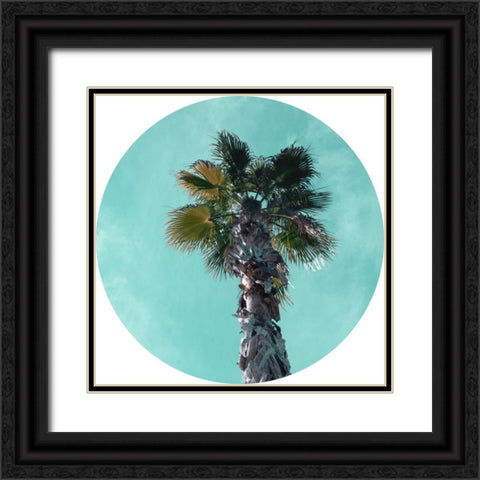 Ocean Drive II  Black Ornate Wood Framed Art Print with Double Matting by J:L Design
