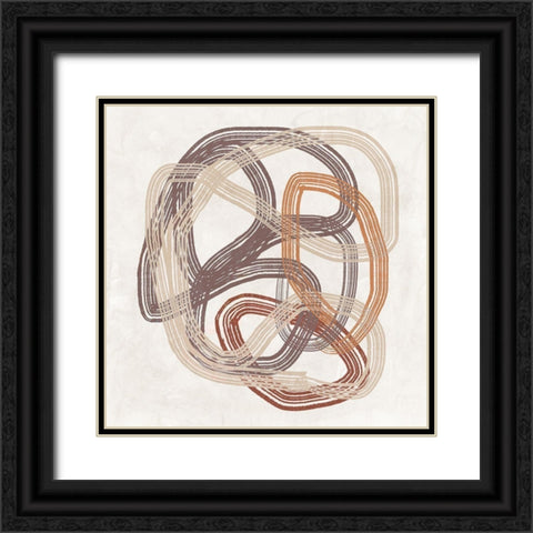 Trinity II Black Ornate Wood Framed Art Print with Double Matting by J:L Design