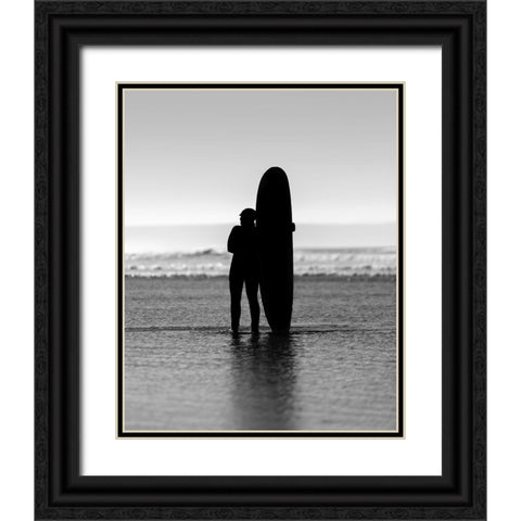 Contemplation  Black Ornate Wood Framed Art Print with Double Matting by Paul, Martin