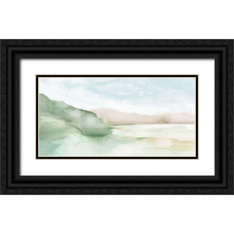 Terracotta Land I  Black Ornate Wood Framed Art Print with Double Matting by Mavis, Luna