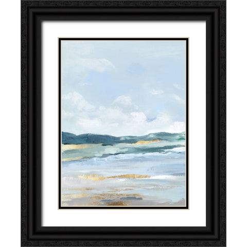 Coastal Blue Mountains II Black Ornate Wood Framed Art Print with Double Matting by Mavis, Luna