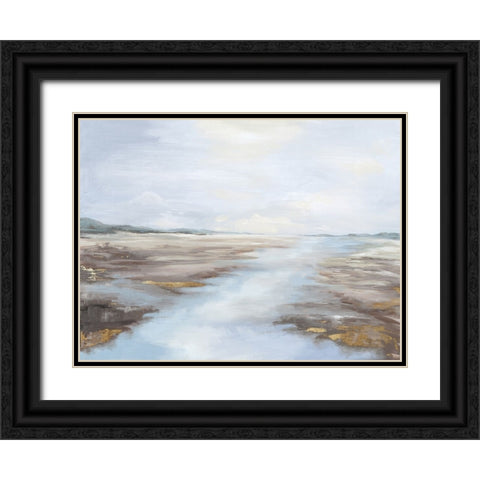 Silence of Peace Black Ornate Wood Framed Art Print with Double Matting by Mavis, Luna