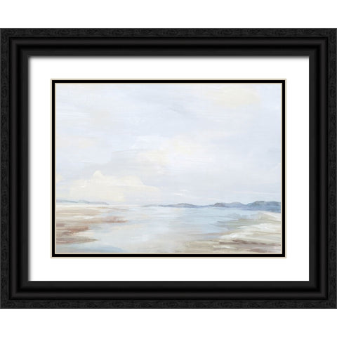 Tranquility of Water I Black Ornate Wood Framed Art Print with Double Matting by Mavis, Luna