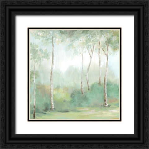 Foggy Forest Mystery I Black Ornate Wood Framed Art Print with Double Matting by Mavis, Luna
