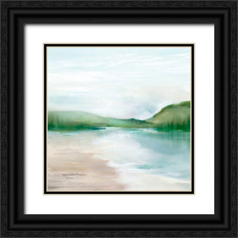 Dawn on the Lake Black Ornate Wood Framed Art Print with Double Matting by Mavis, Luna