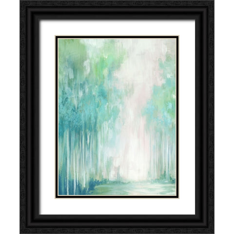 Whispers of the Woods I Black Ornate Wood Framed Art Print with Double Matting by Mavis, Luna