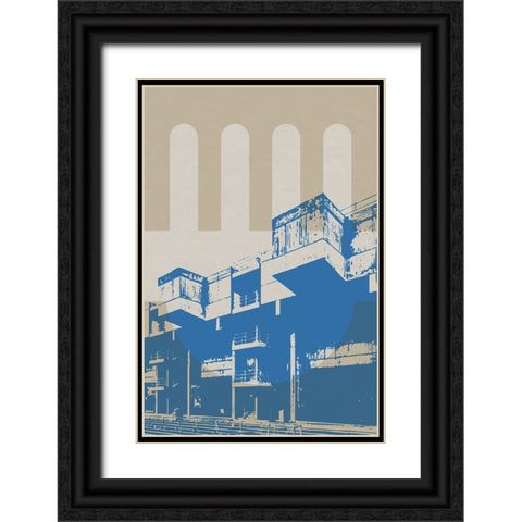 Architecture I  Black Ornate Wood Framed Art Print with Double Matting by William, Gary