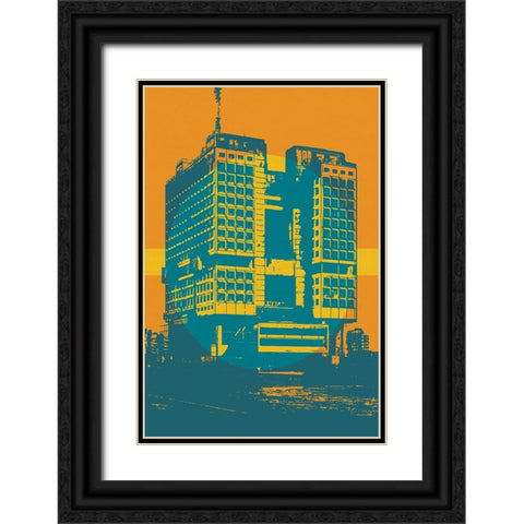 Architecture IV Black Ornate Wood Framed Art Print with Double Matting by William, Gary