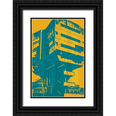 Architecture VI  Black Ornate Wood Framed Art Print with Double Matting by William, Gary