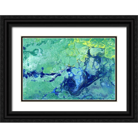 Surface Tension Black Ornate Wood Framed Art Print with Double Matting by Kroker, Wendy