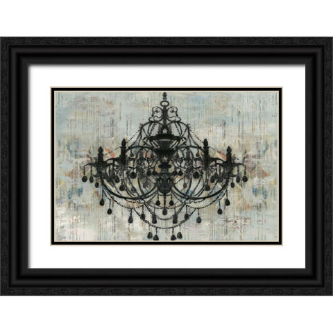 Pallas Black  Black Ornate Wood Framed Art Print with Double Matting by Wilson, Aimee