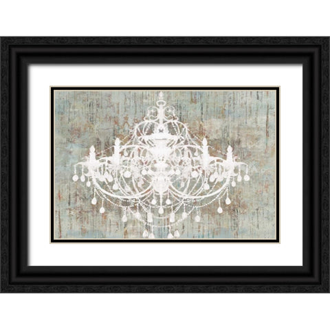 Pallas White Black Ornate Wood Framed Art Print with Double Matting by Wilson, Aimee