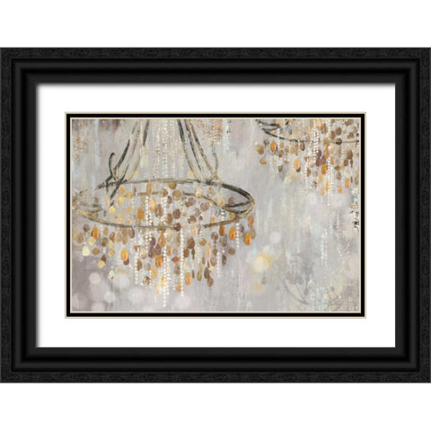 Cortege I Black Ornate Wood Framed Art Print with Double Matting by Wilson, Aimee