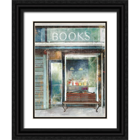 Readers Oasis Black Ornate Wood Framed Art Print with Double Matting by Wilson, Aimee