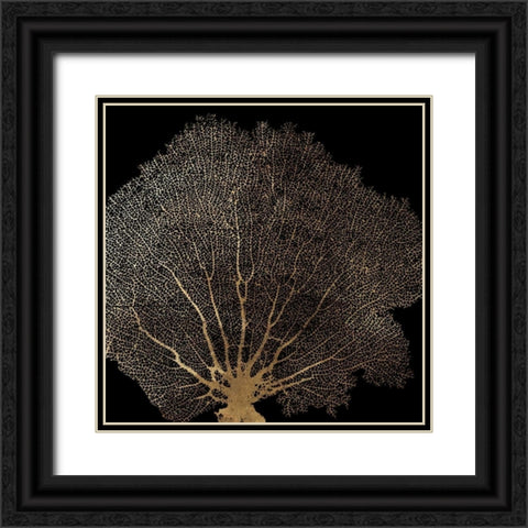 Honey Comb Coral II Black Ornate Wood Framed Art Print with Double Matting by Wilson, Aimee