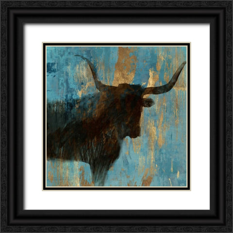 Bison I Black Ornate Wood Framed Art Print with Double Matting by Wilson, Aimee