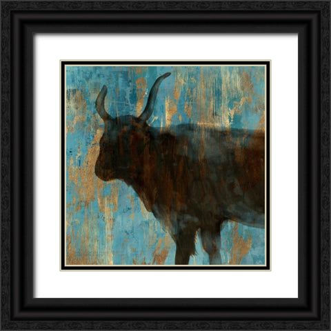 Bison II Black Ornate Wood Framed Art Print with Double Matting by Wilson, Aimee