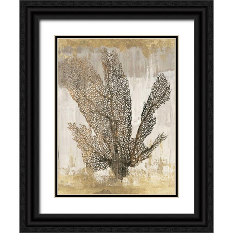 Coral Splendor I Black Ornate Wood Framed Art Print with Double Matting by Wilson, Aimee