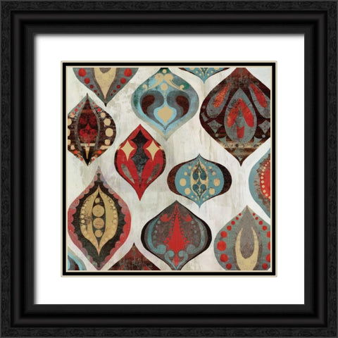 Ornamental II Black Ornate Wood Framed Art Print with Double Matting by Aimee