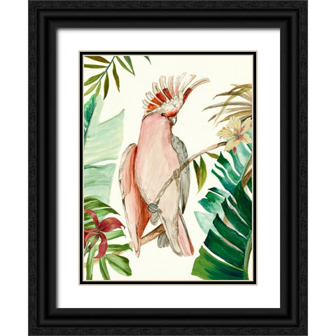 Tropical Bird I Black Ornate Wood Framed Art Print with Double Matting by Wilson, Aimee