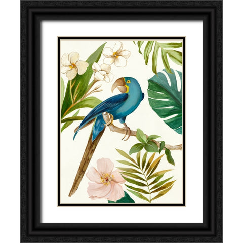 Tropical Bird II Black Ornate Wood Framed Art Print with Double Matting by Wilson, Aimee