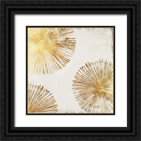 Gold Star II Black Ornate Wood Framed Art Print with Double Matting by Wilson, Aimee
