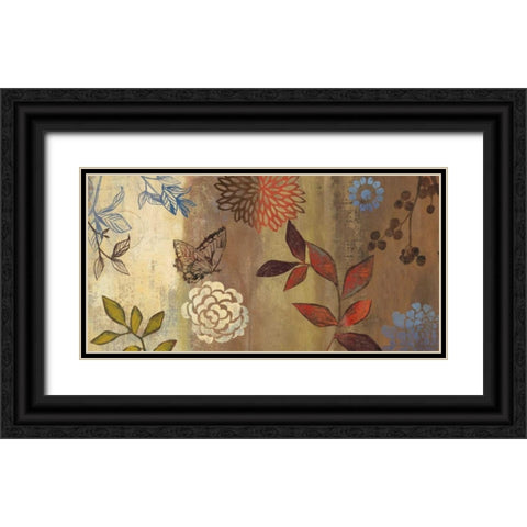 Natura II Black Ornate Wood Framed Art Print with Double Matting by Wilson, Aimee