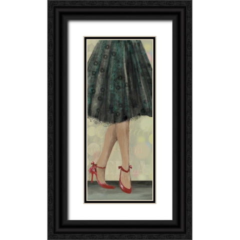 Lets Dance I Black Ornate Wood Framed Art Print with Double Matting by Wilson, Aimee