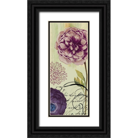 Lovely I - Mini Black Ornate Wood Framed Art Print with Double Matting by Wilson, Aimee