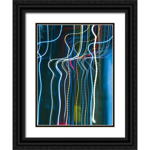 Stems I Black Ornate Wood Framed Art Print with Double Matting by Cooke, William