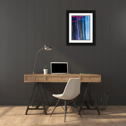Stems II Black Ornate Wood Framed Art Print with Double Matting by Cooke, William