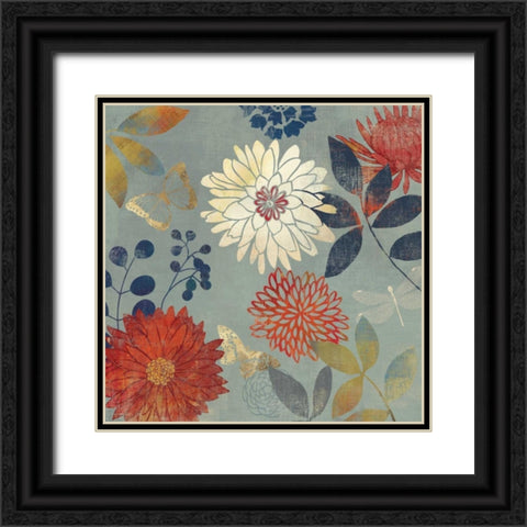 Botanical Garden II Black Ornate Wood Framed Art Print with Double Matting by Wilson, Aimee