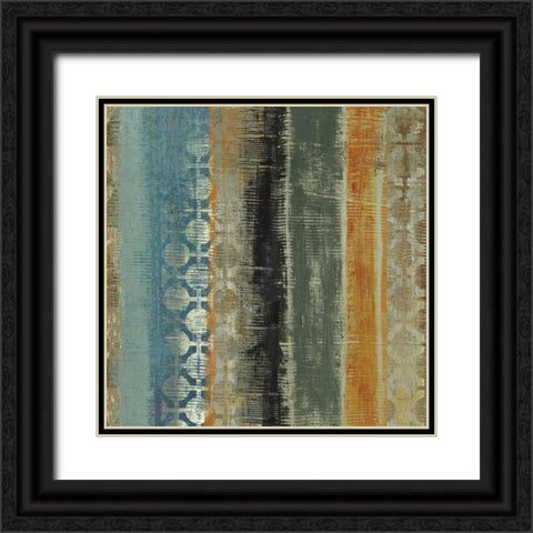 Tribal Moderne I Black Ornate Wood Framed Art Print with Double Matting by Wilson, Aimee