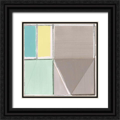 Field Plains I  Black Ornate Wood Framed Art Print with Double Matting by Cartissi